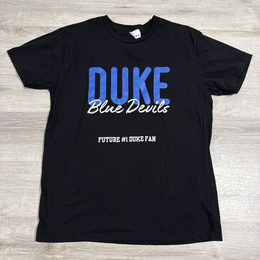 Duke Blue Devils Shirt NCAA Basketball Men's Black Tee Large